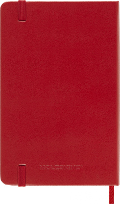 Еженедельник Moleskine CLASSIC WKNT Pocket 90x140мм 144стр. красный