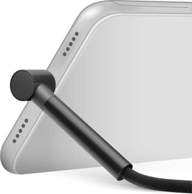 Кабель Deppa Stand 72296 USB (m)-micro USB (m) 1м черный