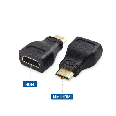 Переходник аудио-видео Premier 5-896 mini-HDMI (m)/HDMI (f) черный