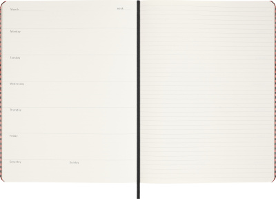 Набор Moleskine Limited Edition Prescious & Ethical Shine еженедельник/ручка перьевая/папка-конверт XLarge руч.:Kaweco бордовый металлик