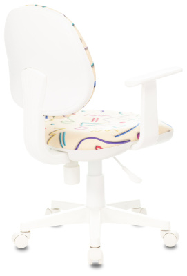 Кресло детское Бюрократ CH-W356AXSN песочный Sticks 02 крестов. пластик пластик белый