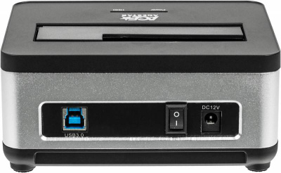 Док-станция для HDD AgeStar 3UBT7 SATA III USB3.0 пластик/алюминий серебристый 1