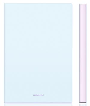 Блокнот Deli EN140LBLUE A5 210х143мм искусст. кожа 96л линейка мягкая обложка голубой