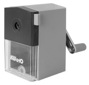 Точилка для карандашей механическая Kw-Trio 305Agr 1 отверстие пластик серый