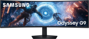 Монитор Samsung 49" S49FG916EIXCI черный VA LED 1ms 32:9 HDMI M/M матовая HAS 2500:1 350cd 178гр/178гр 5120x1440 144Hz DP 2K USB 15.6кг