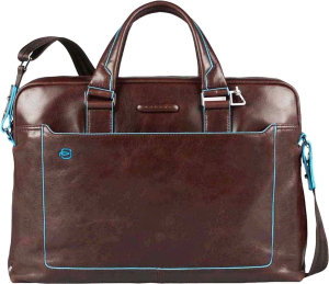 Деловая сумка Piquadro Blue Square CA3335B2/MO с отделением для ноутбука коричневый натур.кожа