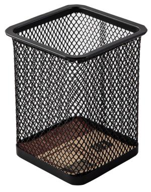 Подставка Deli E9174 для письменных принадлежностей черный металл сетка