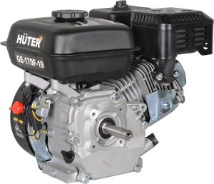 Двигатель бензиновый Huter GE-170F-19 4-х тактный 7л.с. 5.15кВт для садовой техники (70/15/1)