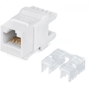 Модуль NTSS NTSS-KJ-UTP-RJ45-6-180-WT информ. KeystoneRJ45 кат.6 UTP бел.
