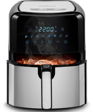 Аэрогриль Kitfort КТ-2239 1700Вт черный/серебристый