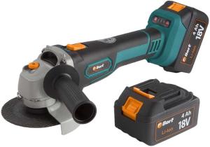 Углошлифовальная машина Bort BWS-18Li-125 1000Вт 9000об/мин рез.шпин.:M14 d=125мм (93722340)