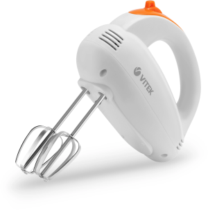 Миксер ручной Vitek Orange VT-1492 300Вт белый/оранжевый