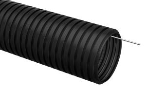 Труба гофр. гибкая П IEK CTG20-16-K02-050-1 внеш.D=16мм с протяжкой 50м чёрн.