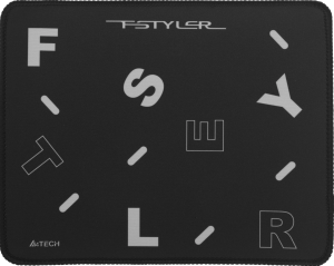 Коврик для мыши A4Tech FStyler FP25 Мини черный/белый 250x200x2мм (FP25 BLACK)