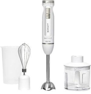 Блендер погружной Scarlett SC-HB42F29 1600Вт белый/серебристый