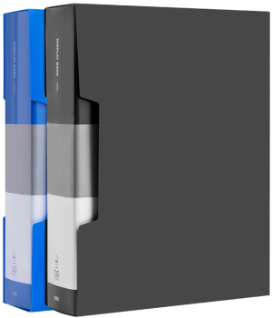 Папка с 100 прозр.вклад. Deli EF903 A4 ассорти в коробе