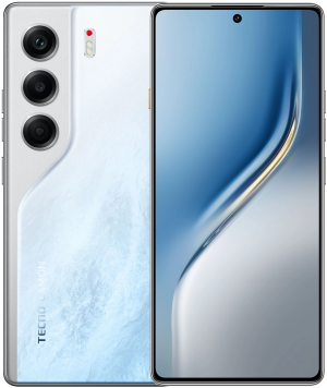 Смартфон Tecno Camon 40 256Gb 12Gb белый моноблок 3G 4G 2Sim 6.78" 1080x2436 Android 15 50Mpix 802.11 a/b/g/n/ac NFC GPS GSM900/1800 GSM1900 Protect FM microSD max1024Gb