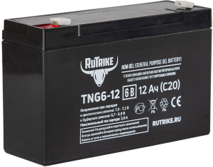 Батарея для ИБП Rutrike TNG6-12 6В 12Ач