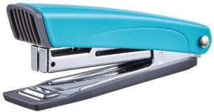 Степлер Kw-Trio 05263BLUE N10 (10листов) встроенный антистеплер голубой 50скоб металл/пластик закрытый/прямой коробка