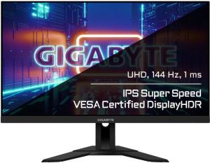 Монитор Gigabyte 28" M28U черный IPS LED 16:9 HDMI M/M матовая HAS 300cd 178гр/178гр 3840x2160 144Hz FreeSync DP 4K USB 6.93кг