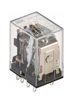 Реле промежуточное IEK РЭК78/4(MY4) 12В (RRP20-4-03-012D)