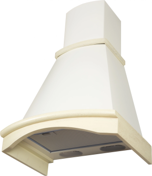 Вытяжка каминная Elikor Ротонда 60П-650-П3Л бежевый/дуб управление: ползунковое (1 мотор)