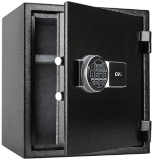 Сейф офисный Deli ET587 огнестойкий 420x380x300мм электронный/ключевой