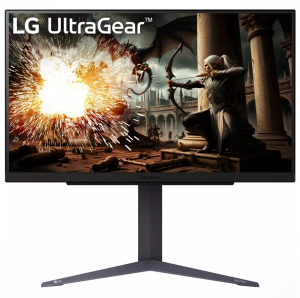 Монитор LG 27" UltraGear 27GS75Q-B черный IPS LED 1ms 16:9 HDMI матовая HAS Piv 1000:1 300cd 178гр/178гр 2560x1440 180Hz DP QHD 6кг