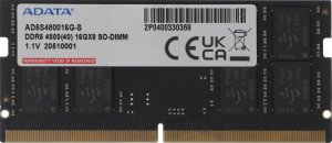 Память DDR5 16GB 4800MHz A-Data AD5S480016G-S RTL PC4-38400 CL40 SO-DIMM 262-pin 1.1В Intel single rank Ret