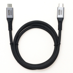 Кабель Premier 100W/4K 60HZ/20GBS USB Type-C (m)-USB Type-C (m) 1м черный