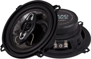 Колонки автомобильные Kicx SA 134 80Вт 90дБ 4Ом 13см (5дюйм) (ком.:2кол.) коаксиальные четырехполосные