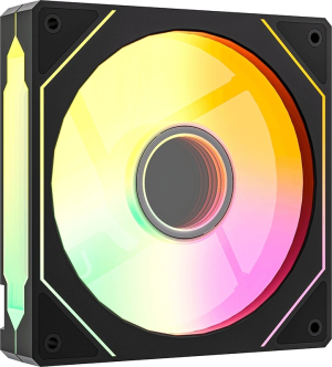 Вентилятор для корпуса Formula Floe 12BK Reverse ARGB 120х120x25 черный 4-pin 20.15дБ (FLOE 12BK ARPW REVERSE) Ret