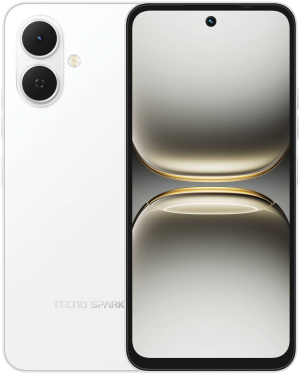 Смартфон Tecno Spark Go 2 128Gb 4Gb белый моноблок 3G 4G 6.67" 720x1600 Android 14 Go 13Mpix 802.11 a/b/g/n/ac NFC GPS GSM900/1800 Protect