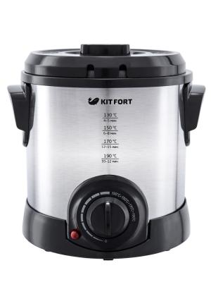 Фритюрница Kitfort КТ-2011 1200Вт серебристый/черный