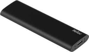 Накопитель SSD Netac USB-C 500Gb NT01ZSLIM-500G-32BK Z Slim 1.8" черный