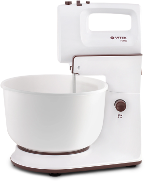 Миксер стационарный Vitek VT-1416 W 700Вт белый/коричневый