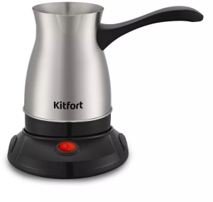 Кофеварка Электрическая турка Kitfort КТ-7131 600Вт черный/нержавеющая сталь