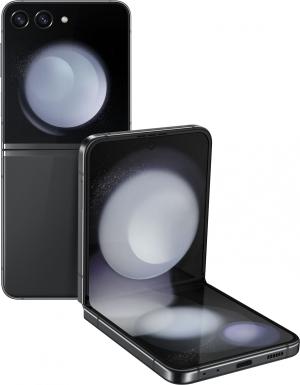Смартфон Samsung SM-F731B Galaxy Z Flip 5 512Gb 8Gb графит раскладной 3G 4G 1Sim 6.7" 1080x2640 Android 13 12Mpix 802.11 a/b/g/n/ac/ax NFC GPS GSM900/1800 GSM1900 Protect