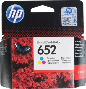 Картридж струйный HP 652 F6V24AE многоцветный (200стр.) для HP DJ IA 1115/2135/3635/4535/3835/4675