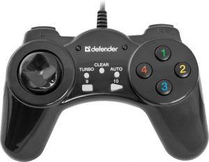 Геймпад Defender Vortex черный USB (64249)