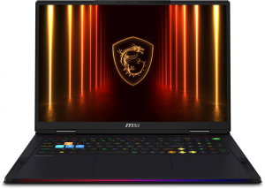 Ноутбук MSI Raider HX AI A2XWIG-204RU Core Ultra 9 285HX 64Gb SSD4Tb NVIDIA GeForce RTX5080 16Gb 18" IPS UHD+ (3840x2400) Windows 11 Home black WiFi BT Cam (9S7-182462-204)