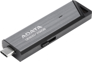 Флеш Диск A-Data 256Gb Type-C UE800 AELI-UE800-256G-CSG USB3.2 серебристый