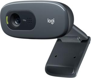 Камера Web Logitech HD Webcam C270 черный 0.9Mpix (1280x720) USB2.0 с микрофоном (960-000999)