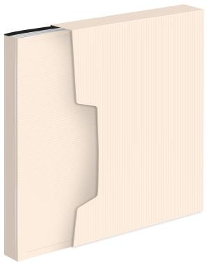 Папка с 80 прозр.вклад. Бюрократ DeLuxe DLVBOX80MILK A4 пластик 0.7мм молочный в коробе