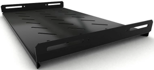 Полка стационарная Hyperline TSH3L-300-RAL9004 1U нагр.:20кг. 19" 300мм черный (упак.:1шт)