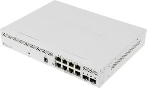 Коммутатор MikroTik CSS610-8P-2S+IN 8x1Гбит/с 2SFP+ 8PoE 8PPoE 140W управляемый