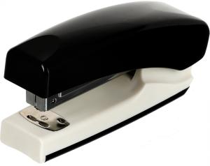 Степлер ручной Kw-Trio 055G9BLACK 24/6 26/6 (20листов) снижение усилия черный/белый 100скоб металл коробка