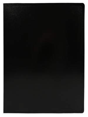 Папка на 4-х кольцах Buro -ECB0420/4RBLACK A4 пластик 0.5мм черный