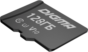 Флеш карта microSDXC 128GB Digma CARD10 V10 + adapter