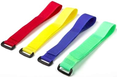 Хомут-липучка Lanmaster LAN-VCM125-YL 125x12мм (упак:20шт) нейлон/полиэтилен внутри помещений желтый